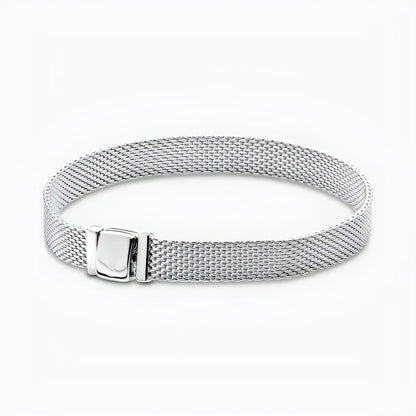 925 Sterling Silver Charm Bead Bracelet - Allure SocietyBracelets