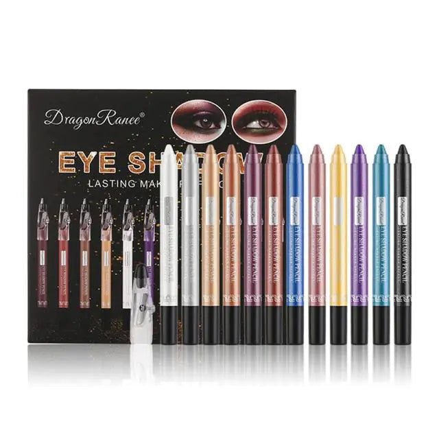 12 Colors Eyeshadow Pencil Set - Allure SocietyEyeshadow