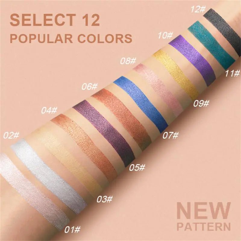 12 Colors Eyeshadow Pencil Set - Allure SocietyEyeshadow