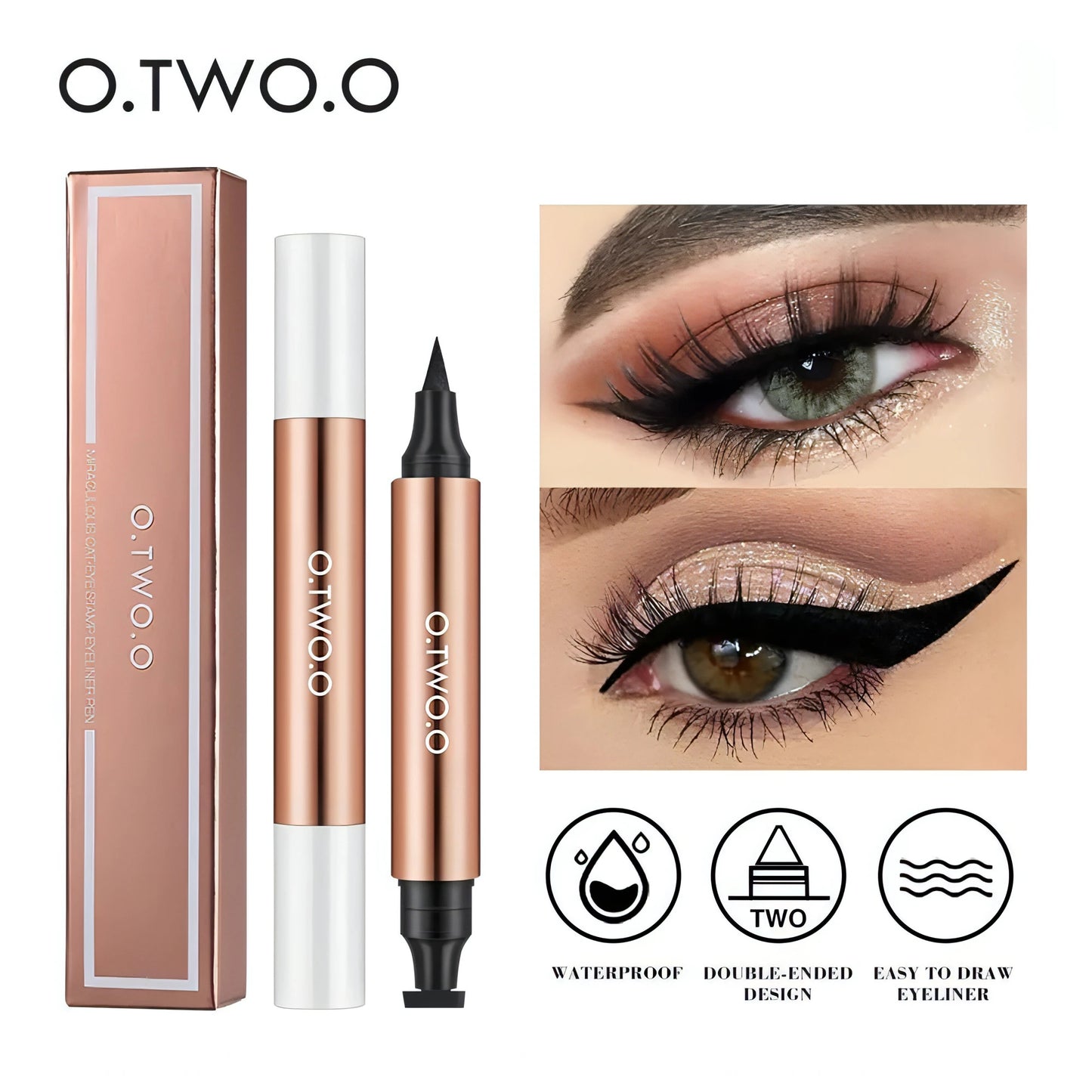 2 - in 1 Double Ended Eyeliner Stamp - Allure SocietyEyeliner