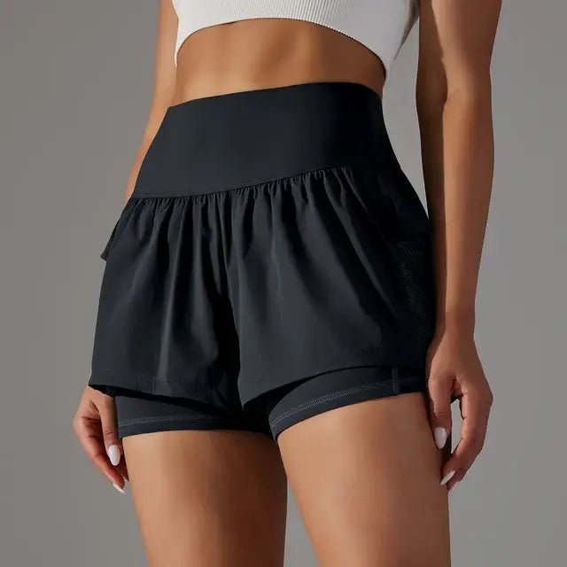 2 In 1 Yoga Running Shorts - Allure SocietyActivewear Shorts