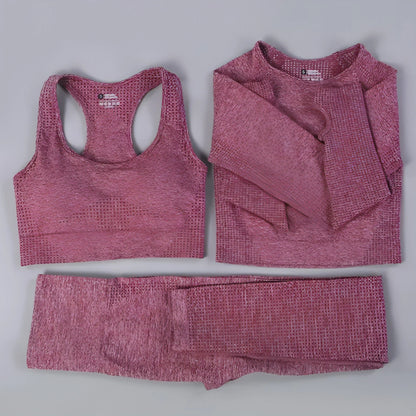 2/3PCS Seamless Women Workout Sportswear - Allure SocietyActivewear Sets