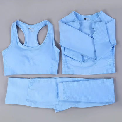 2/3PCS Seamless Women Workout Sportswear - Allure SocietyActivewear Sets