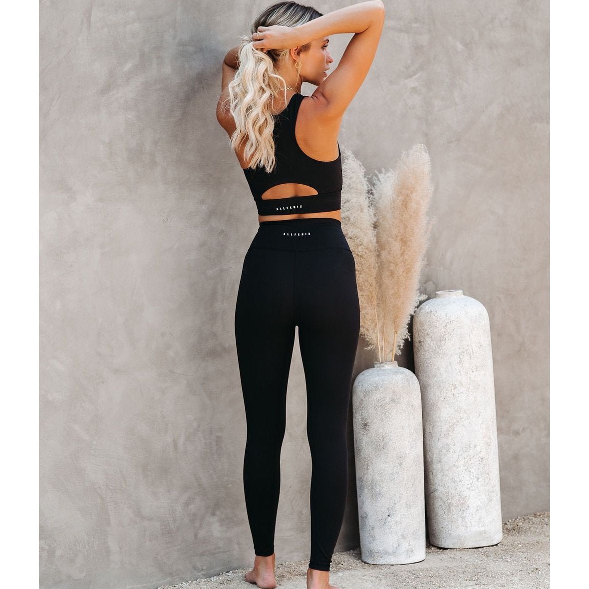 2PC Yoga High Stretch Set - Allure SocietyActivewear Sets