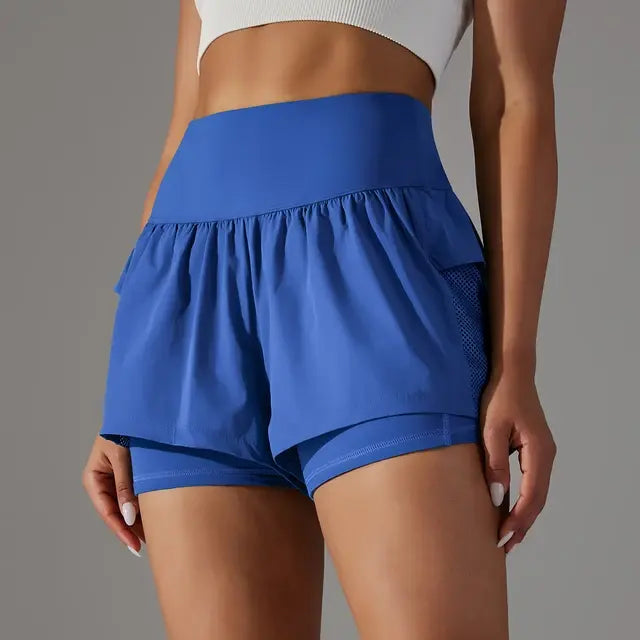 2 In 1 Yoga Running Shorts - Allure SocietyActivewear Shorts