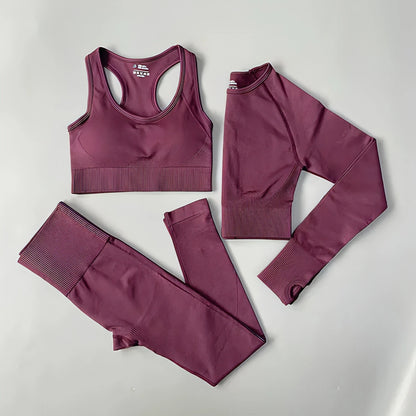 2/3/4PCS Seamless Yoga Activewear Set - Allure SocietyActivewear Sets