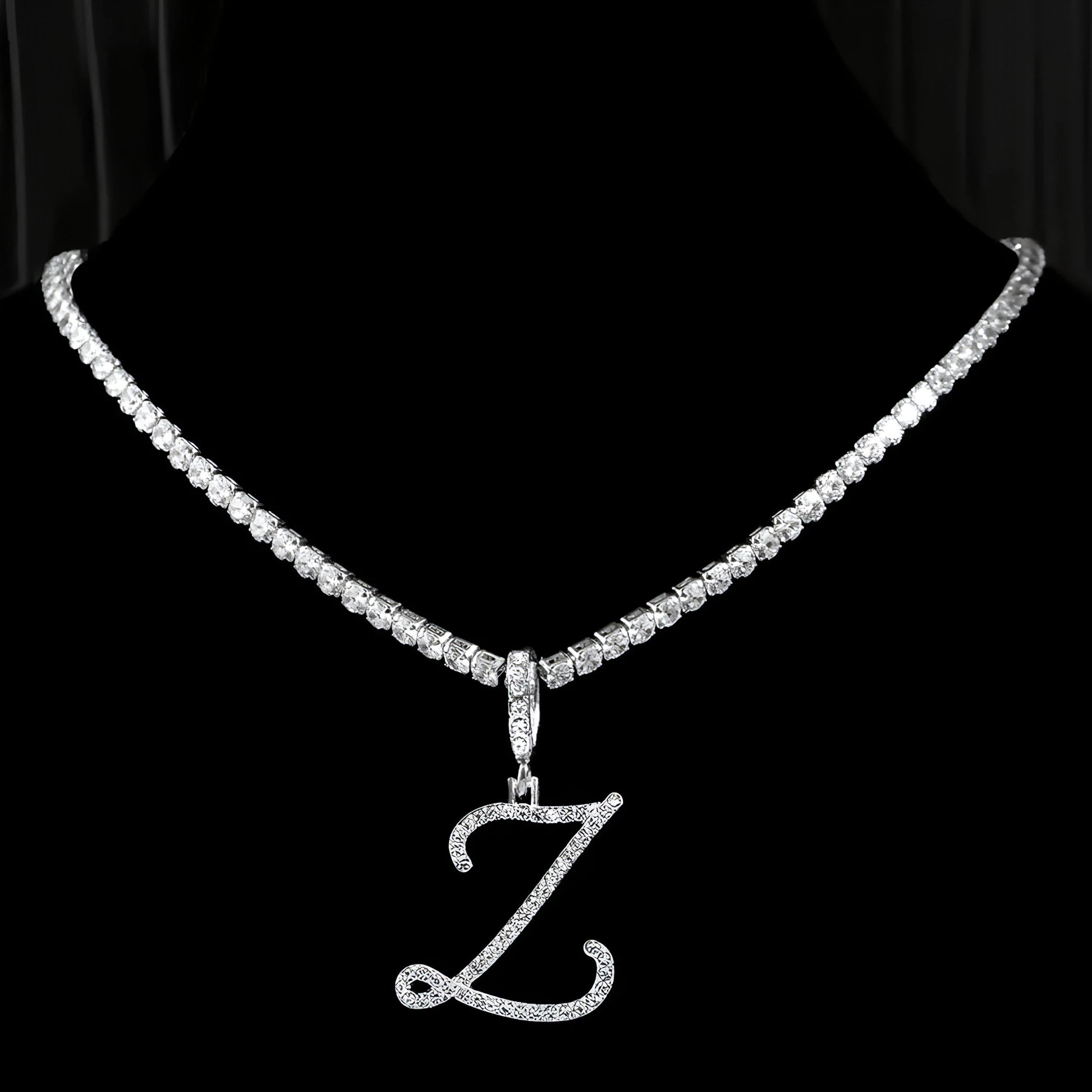 Initial Letter Necklace - Allure SocietyNecklaces