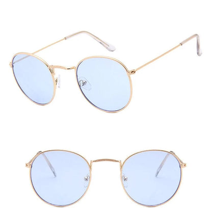 Semi - Rimless Metal Frame Sunglasses - Allure SocietyPolarised Sunglasses