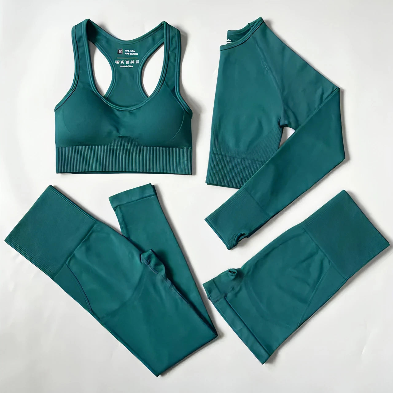 2/3/4PCS Seamless Yoga Activewear Set - Allure SocietyActivewear Sets