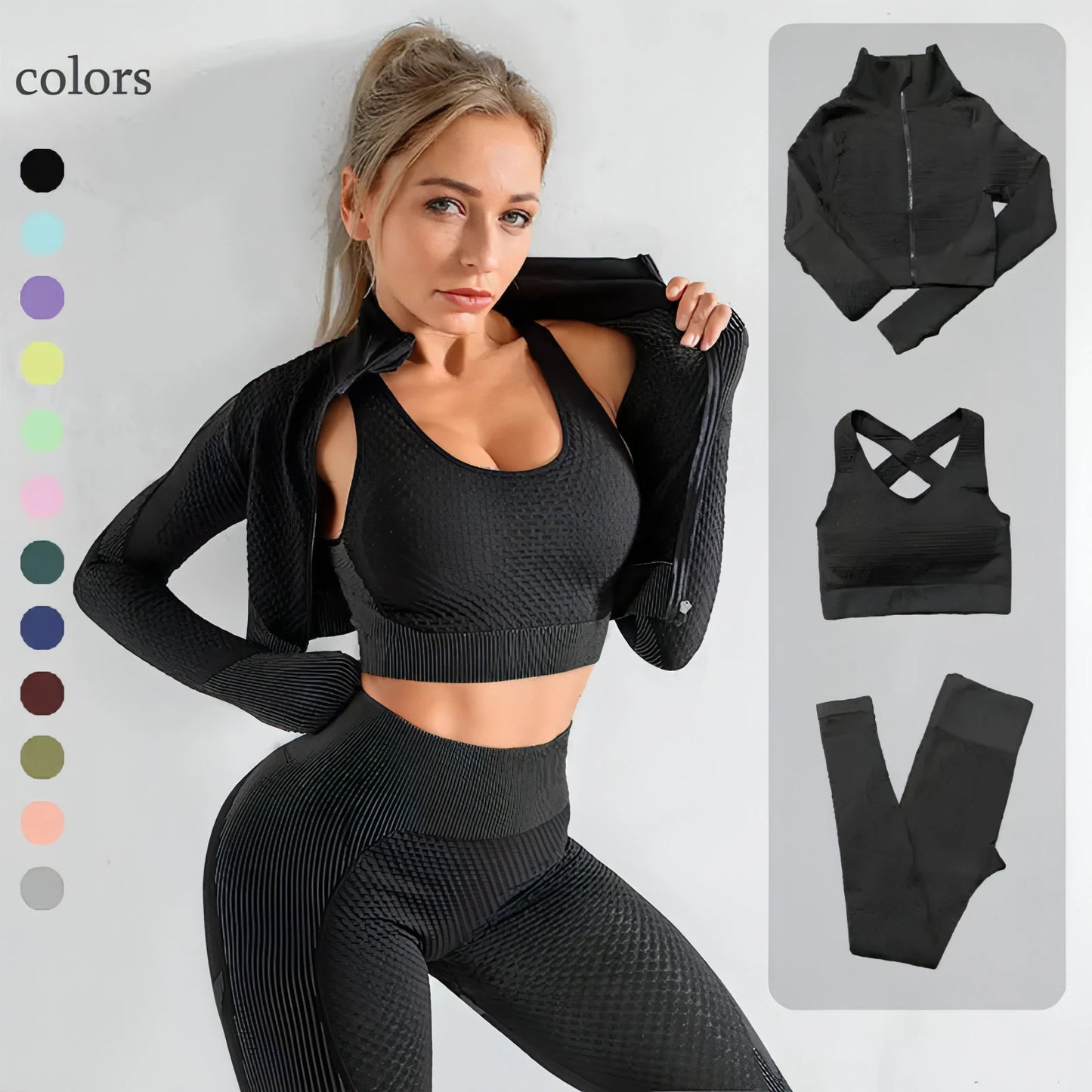 Seamless Sports Suits - Allure SocietyActivewear Sets