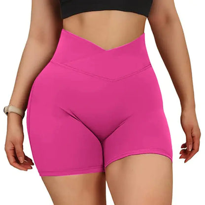 Sports Short High Waist Workout Seamless Fitness Yoga Shorts - Allure SocietyActivewear Shorts