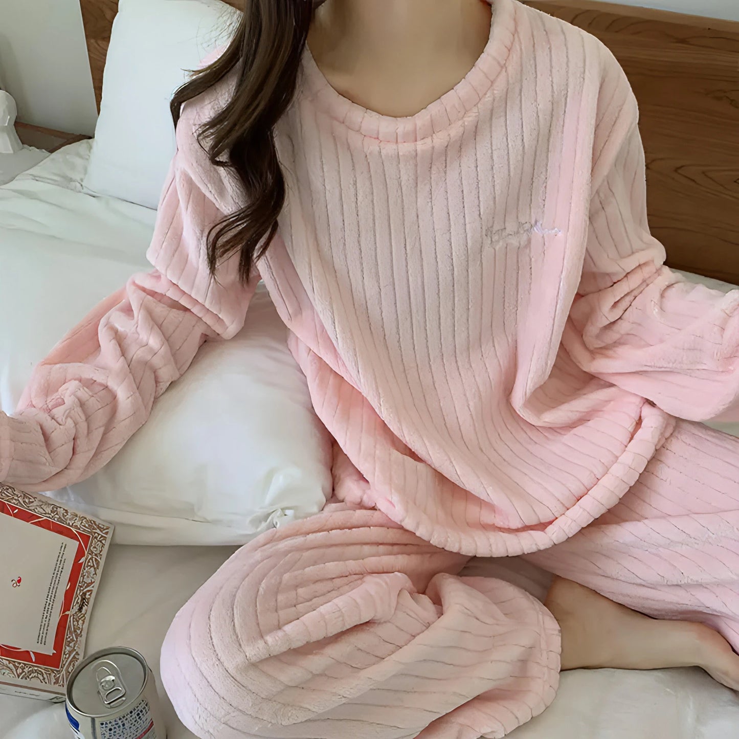 Winter Soft Velvet Pajamas Set - Allure Society