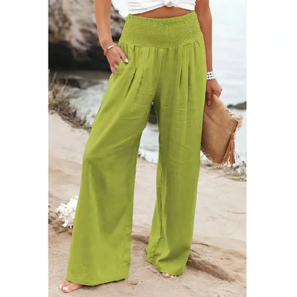 Cotton Linen Blend Pants - Allure SocietyCasualwear Pants