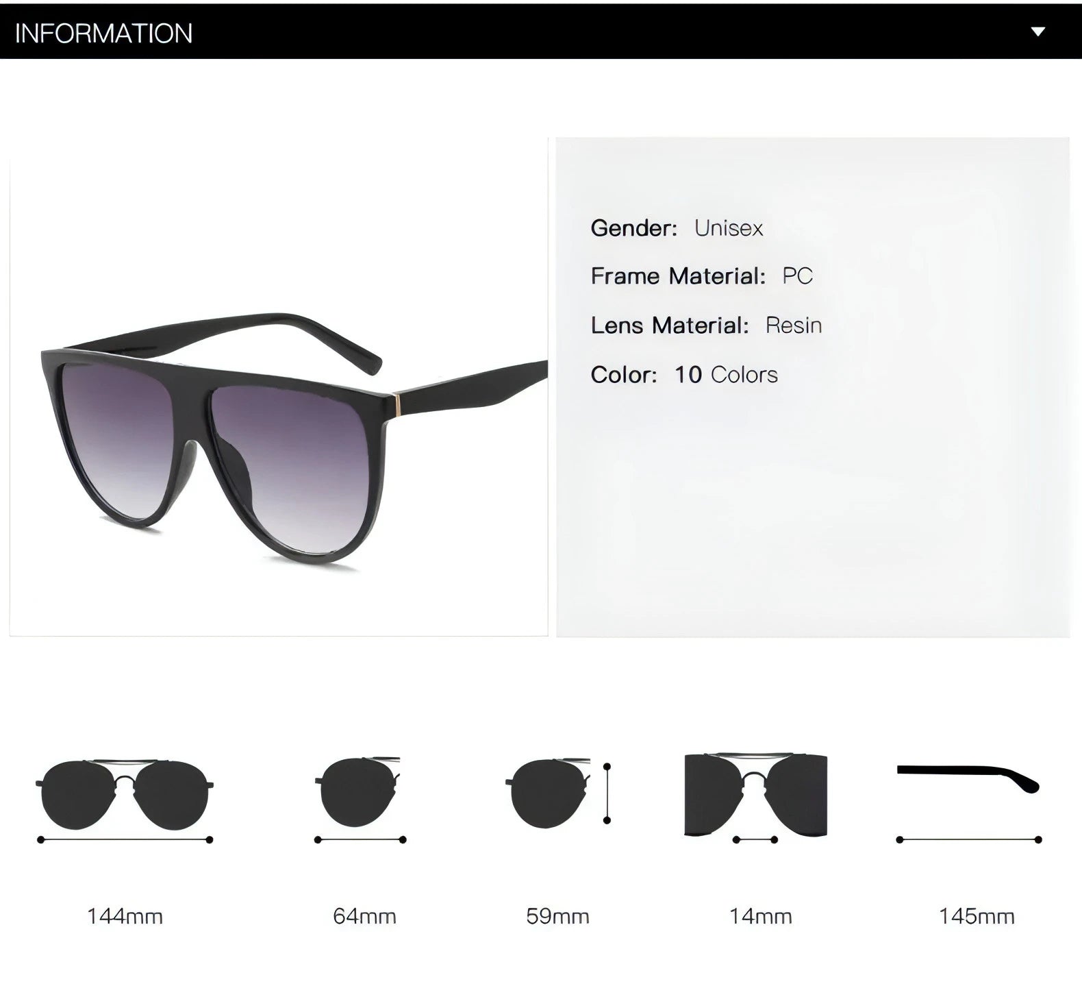 Asher Sunglasses - Allure SocietyUV Sunglasses