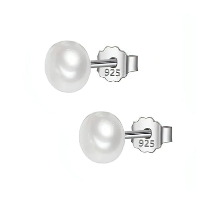 Baroque Pearl Stud Earrings - Allure SocietyEarrings