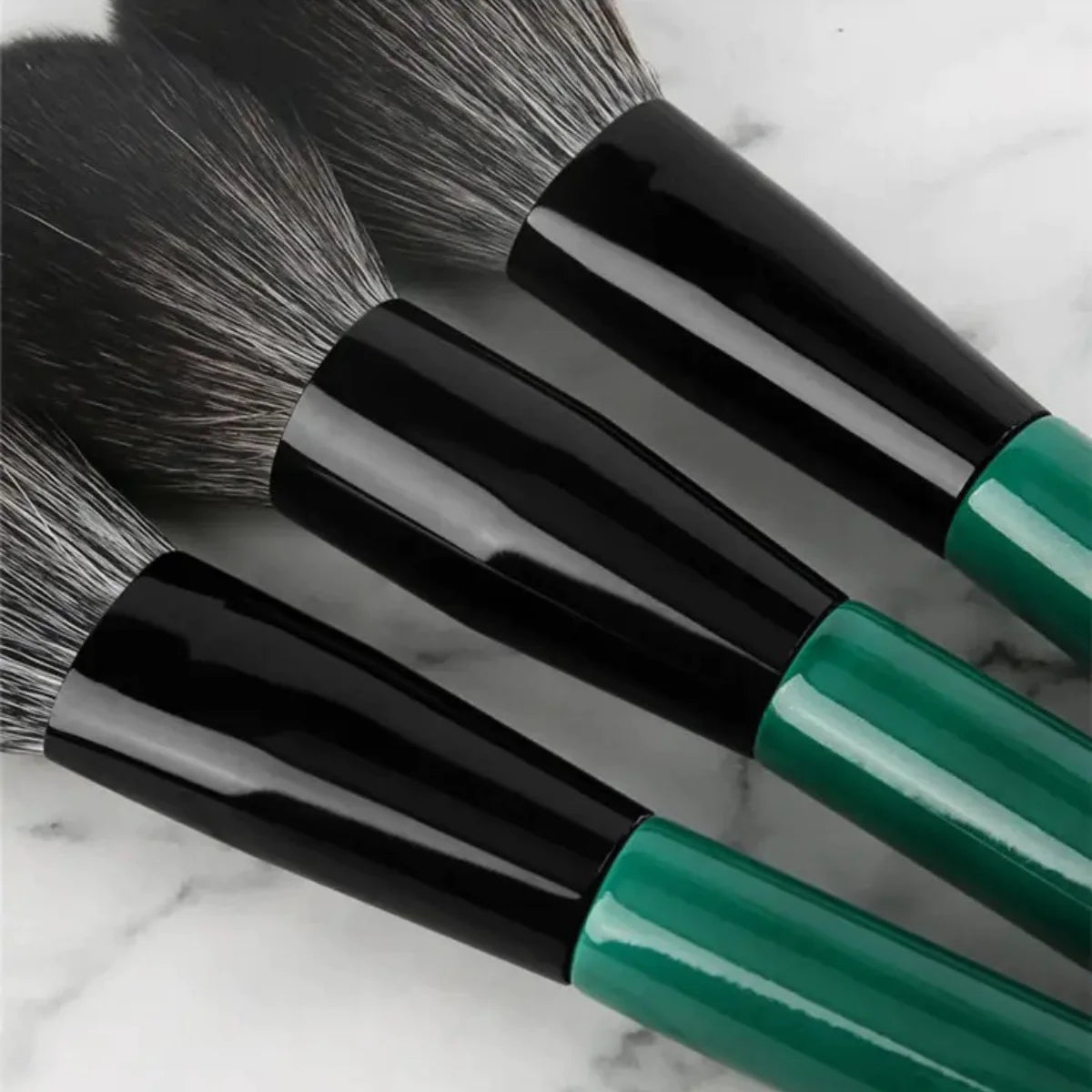 Belle&Rose™ Forest Green Brush Set - Allure SocietyMakeup Brush Set