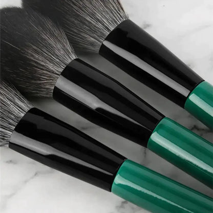 Belle&Rose™ Forest Green Brush Set - Allure SocietyMakeup Brush Set