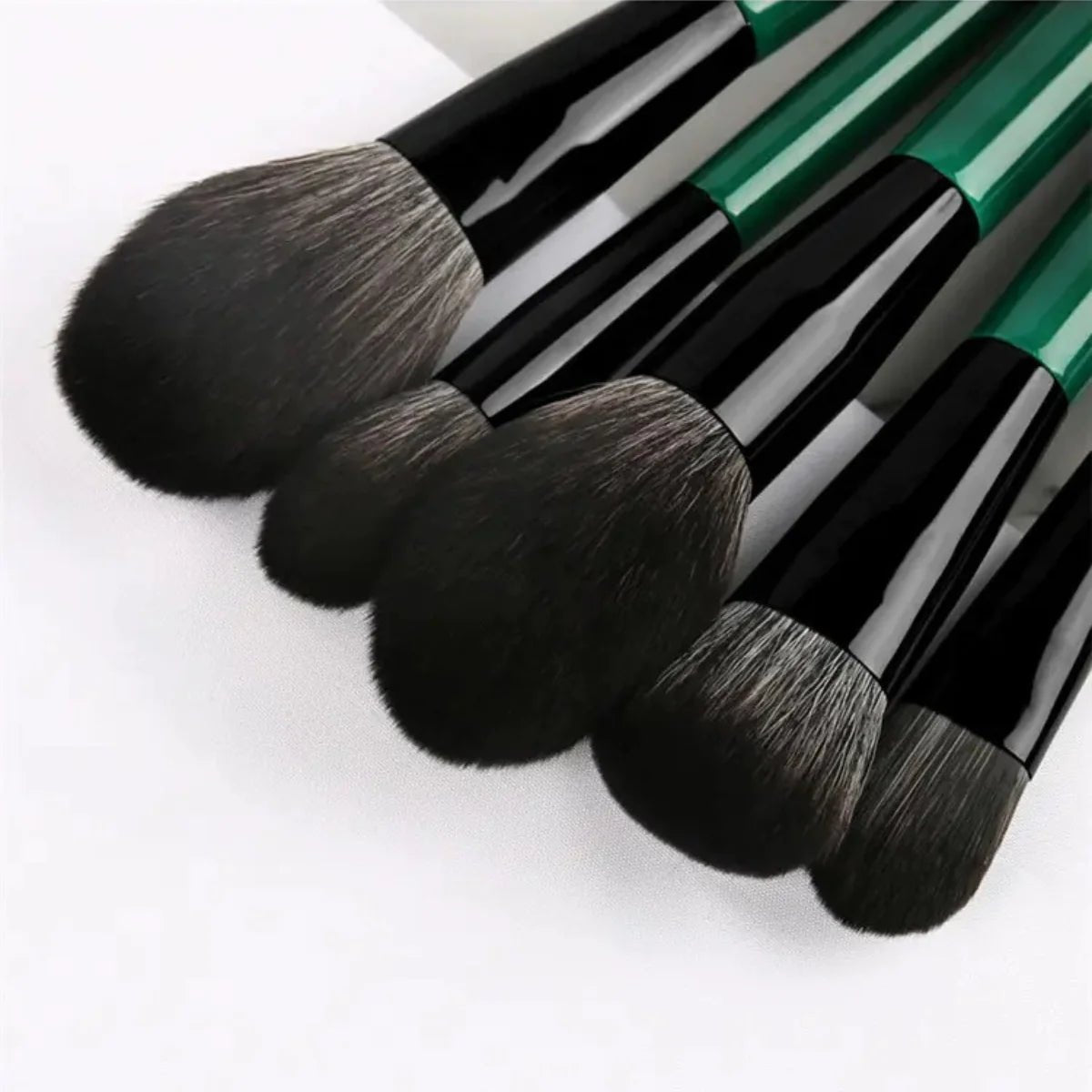 Belle&Rose™ Forest Green Brush Set - Allure SocietyMakeup Brush Set