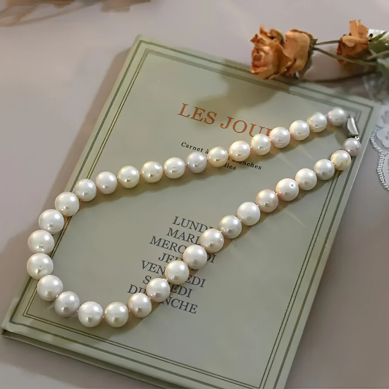 Big Edison Natural Freshwater Pearl Necklace - Allure SocietyNecklaces