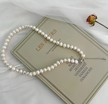 Big Edison Natural Freshwater Pearl Necklace - Allure SocietyNecklaces