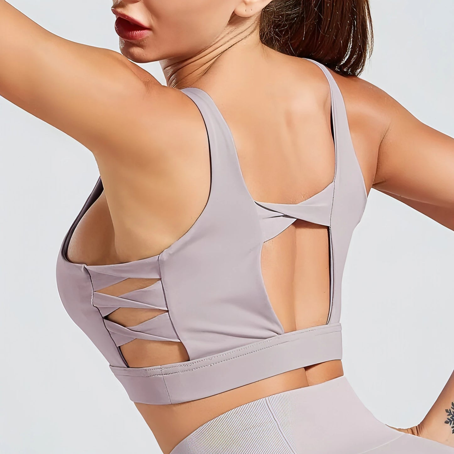 Breathable Fitness Shockproof Sports Bra - Allure SocietyActivewear Tops