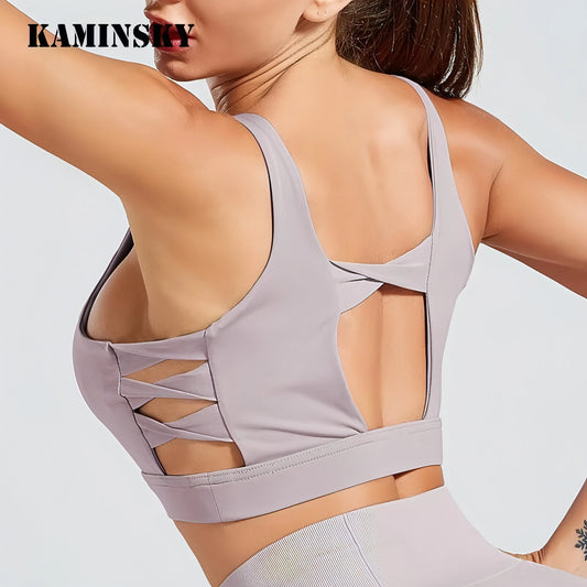 Breathable Fitness Shockproof Sports Bra - Allure SocietyActivewear Tops