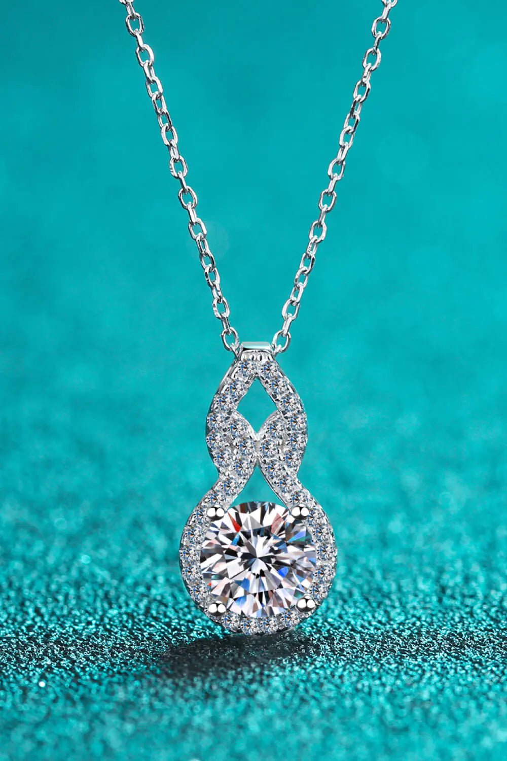 Carat Moissanite Pendant Necklace - Allure SocietyNecklaces