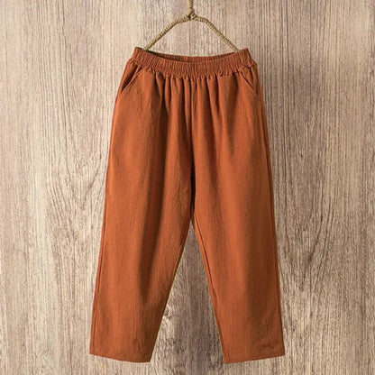 Casual Cotton Linen Pants - Allure SocietyCasualwear Pants