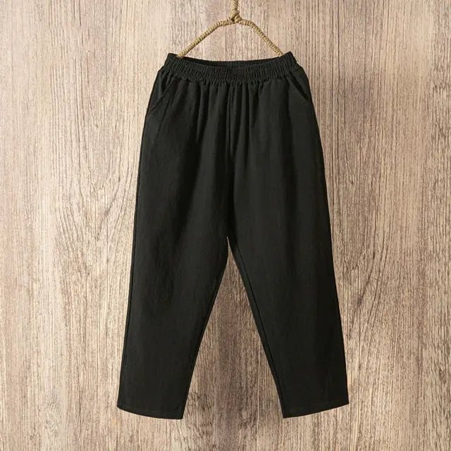 Casual Cotton Linen Pants - Allure SocietyCasualwear Pants