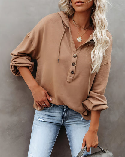 Casual Hoodie Sweatshirt Top - Allure SocietyCasualwear Tops