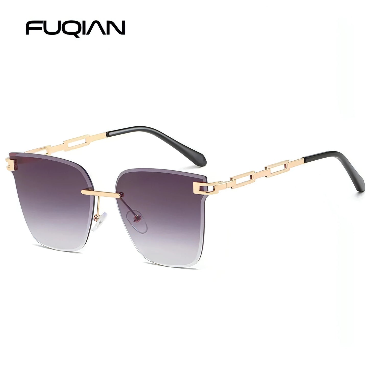 Cat Eye Sunglasses Frameless - Allure SocietyUV Sunglasses