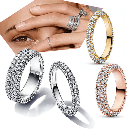 Celestial Blue Sparkling Moon And Sun Rings - Allure SocietyRings