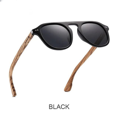 Classic Wood Sunglasses - Allure SocietyUV Sunglasses