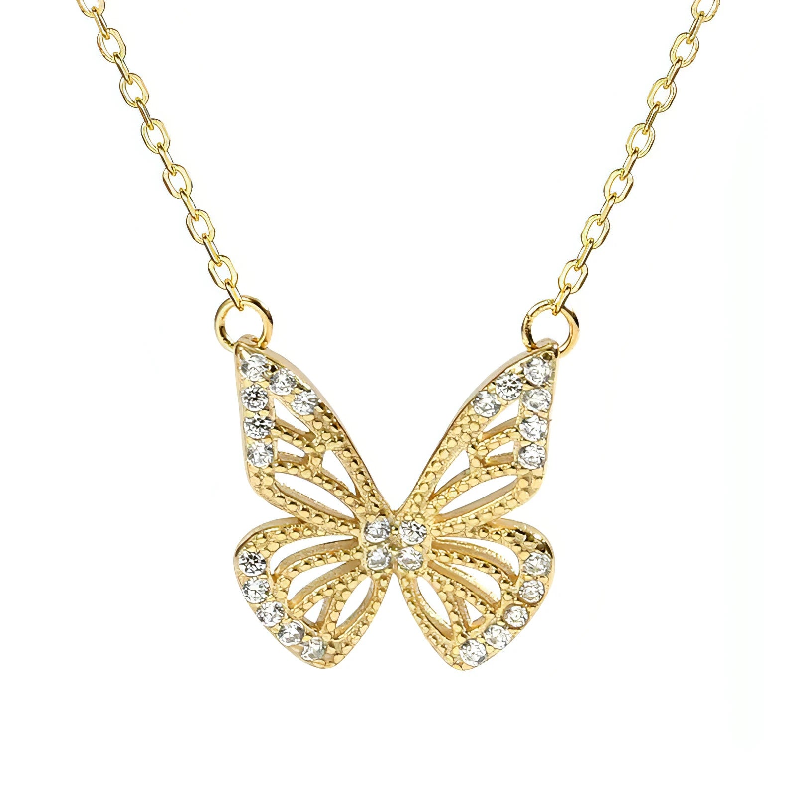 Clavicle Chain Butterfly Necklace - Allure SocietyNecklaces