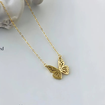 Clavicle Chain Butterfly Necklace - Allure SocietyNecklaces