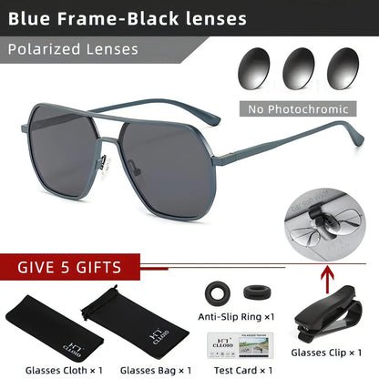 CLLOIO Aluminum Photochromic Sunglasses - Allure SocietyPolarised Sunglasses
