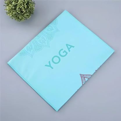 Cooling Sports Printed Towel 30*100cm Yoga Mat Cover Non - slip Gym Fitness Microfiber Travel Quick - drying Cushion Pilates - Allure SocietyYoga Towel and Blankets