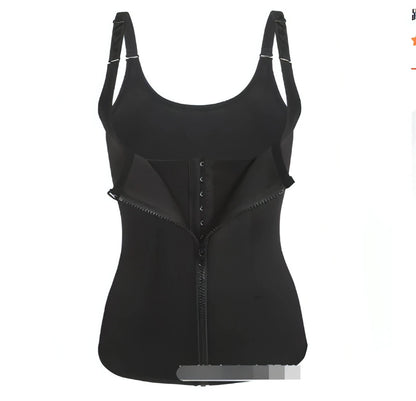 Corset Zipper Vest Body Shaper - Allure SocietyShapewear