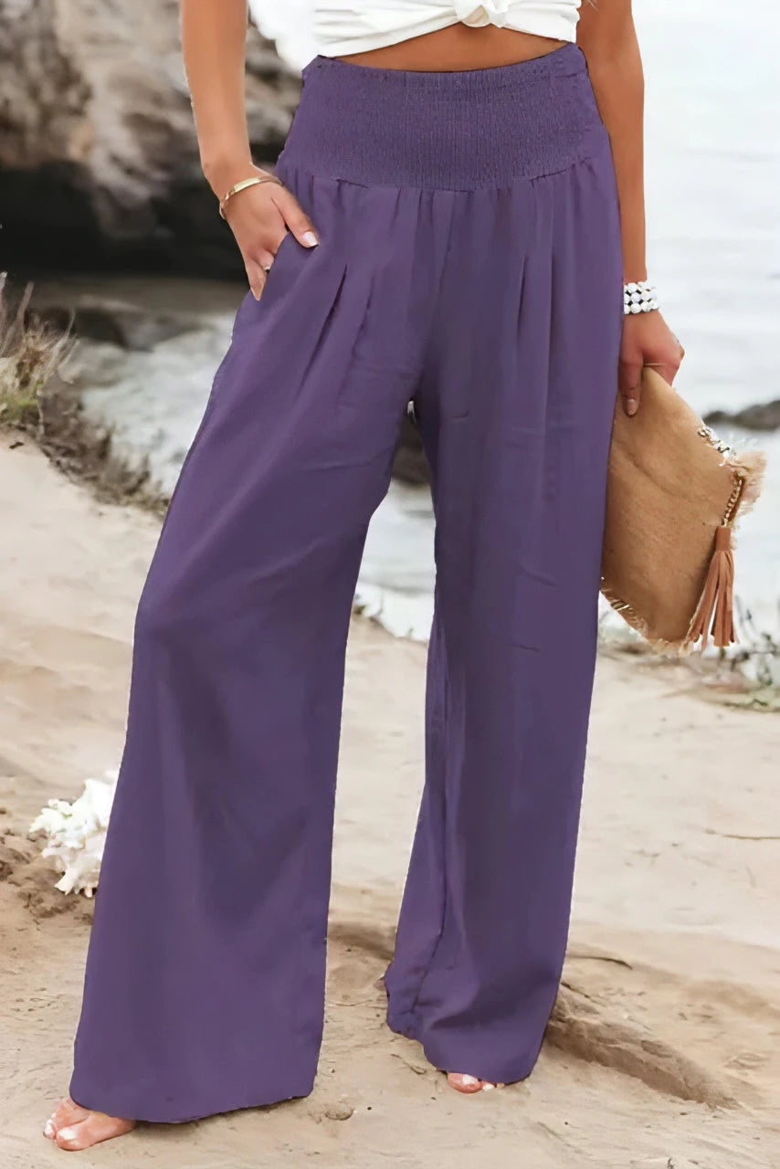 Cotton Linen Blend Pants - Allure SocietyCasualwear Pants