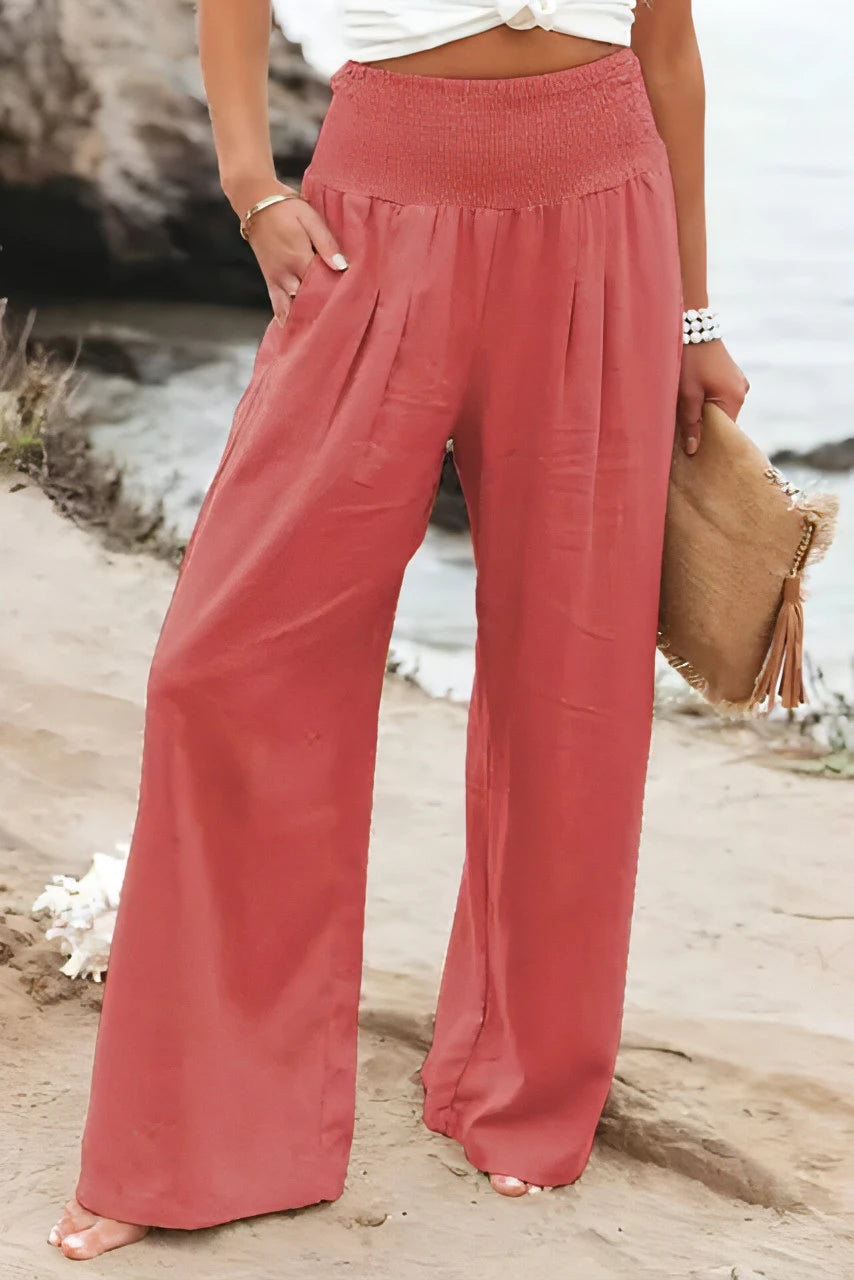 Cotton Linen Blend Pants - Allure SocietyCasualwear Pants