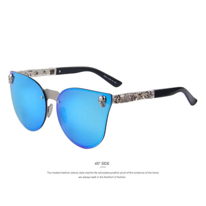 Crystal Skull Goth Punk Sunglasses UV400 - Allure SocietyUV Sunglasses