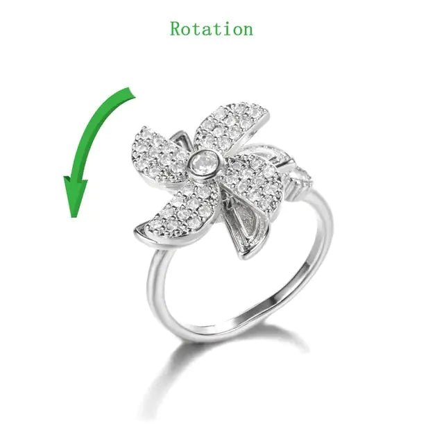 Crystal Sunflower Rings - Allure SocietyRings