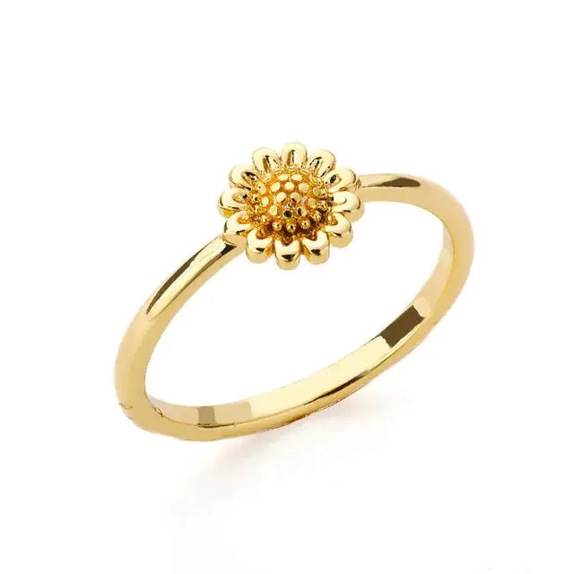 Crystal Sunflower Rings - Allure SocietyRings