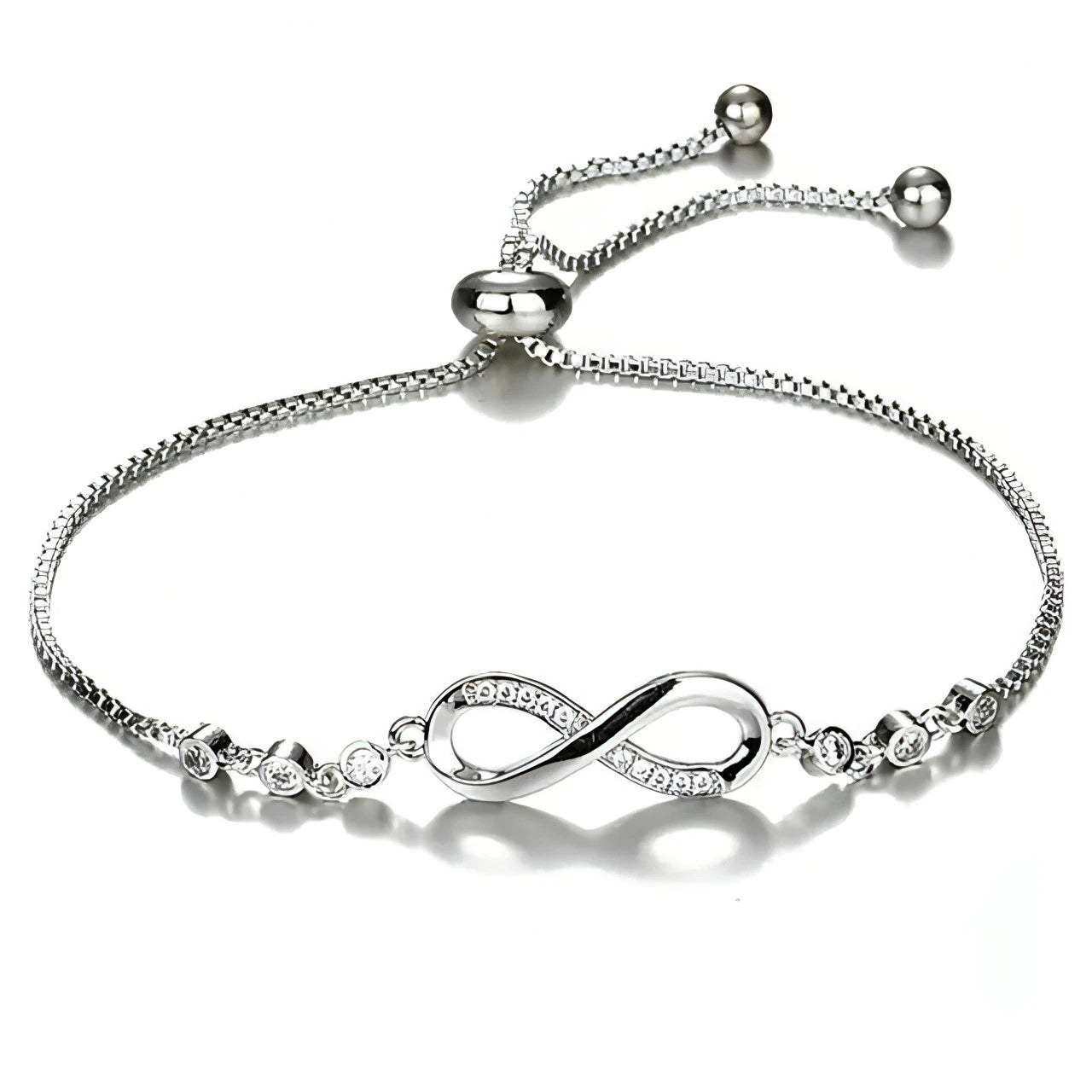 CZ Stone Infinity Bracelet - Allure SocietyBracelets