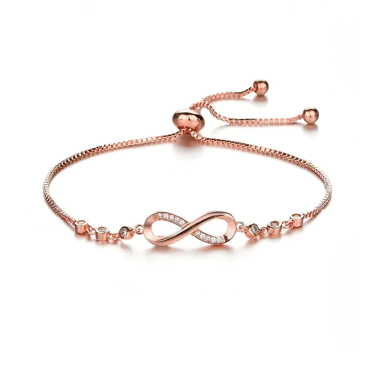 CZ Stone Infinity Bracelet - Allure SocietyBracelets