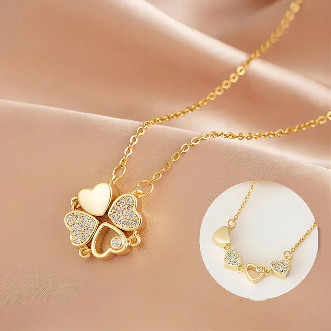 Delicate Girl Heart Necklace - Allure SocietyNecklaces