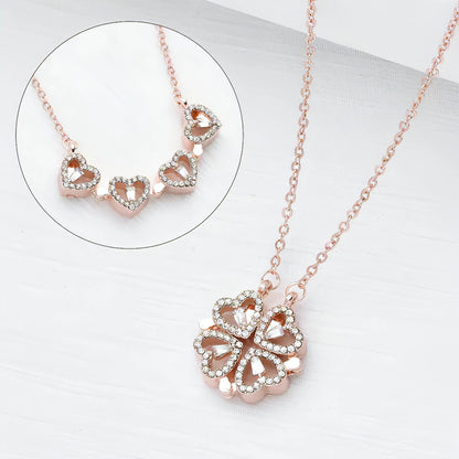 Delicate Girl Heart Necklace - Allure SocietyNecklaces