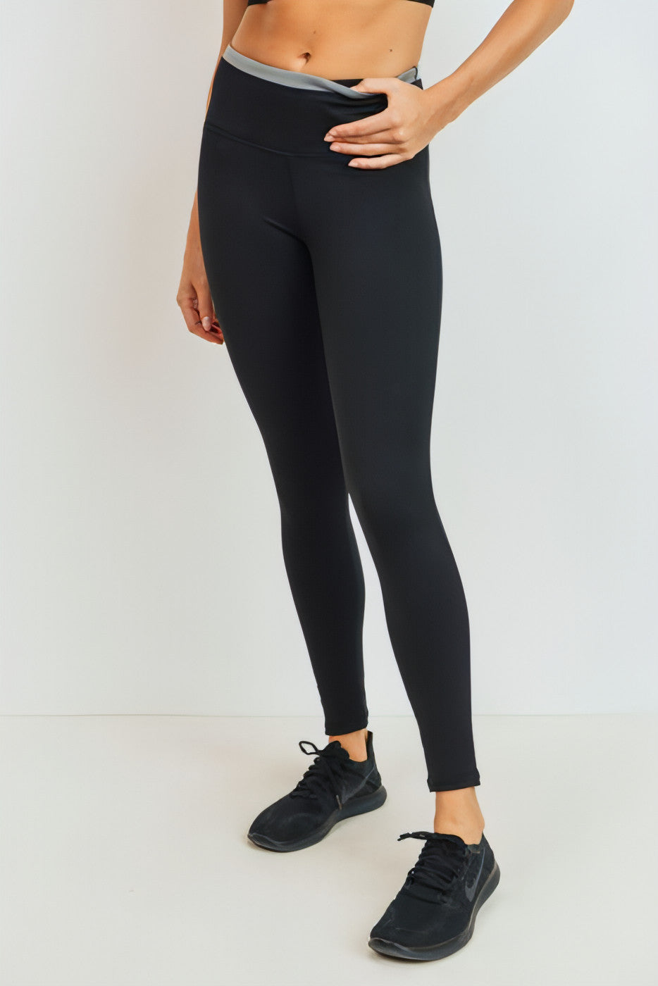 Diamond Jacquard Block Highwaist Leggings - Allure SocietyActivewear Pants