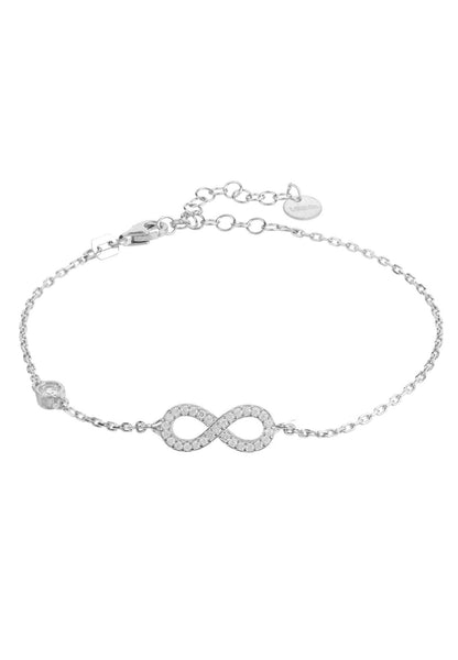 Eternity Infinity Bracelet Silver - Allure SocietyBracelets