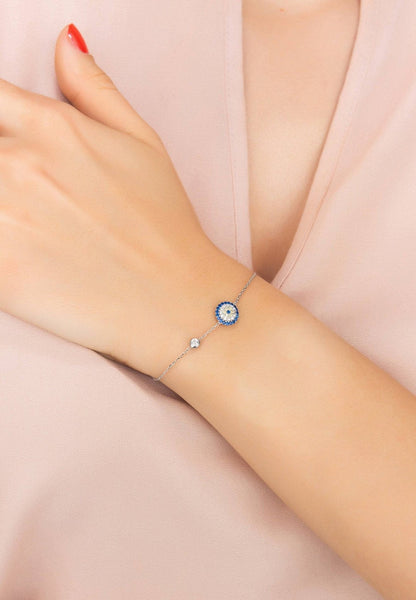 Evil Eye Bracelet Silver - Allure SocietyBracelets